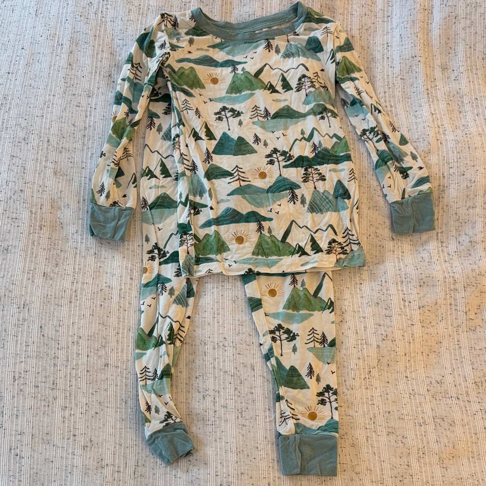 Little Sleepies Mountain Print Pajama Set